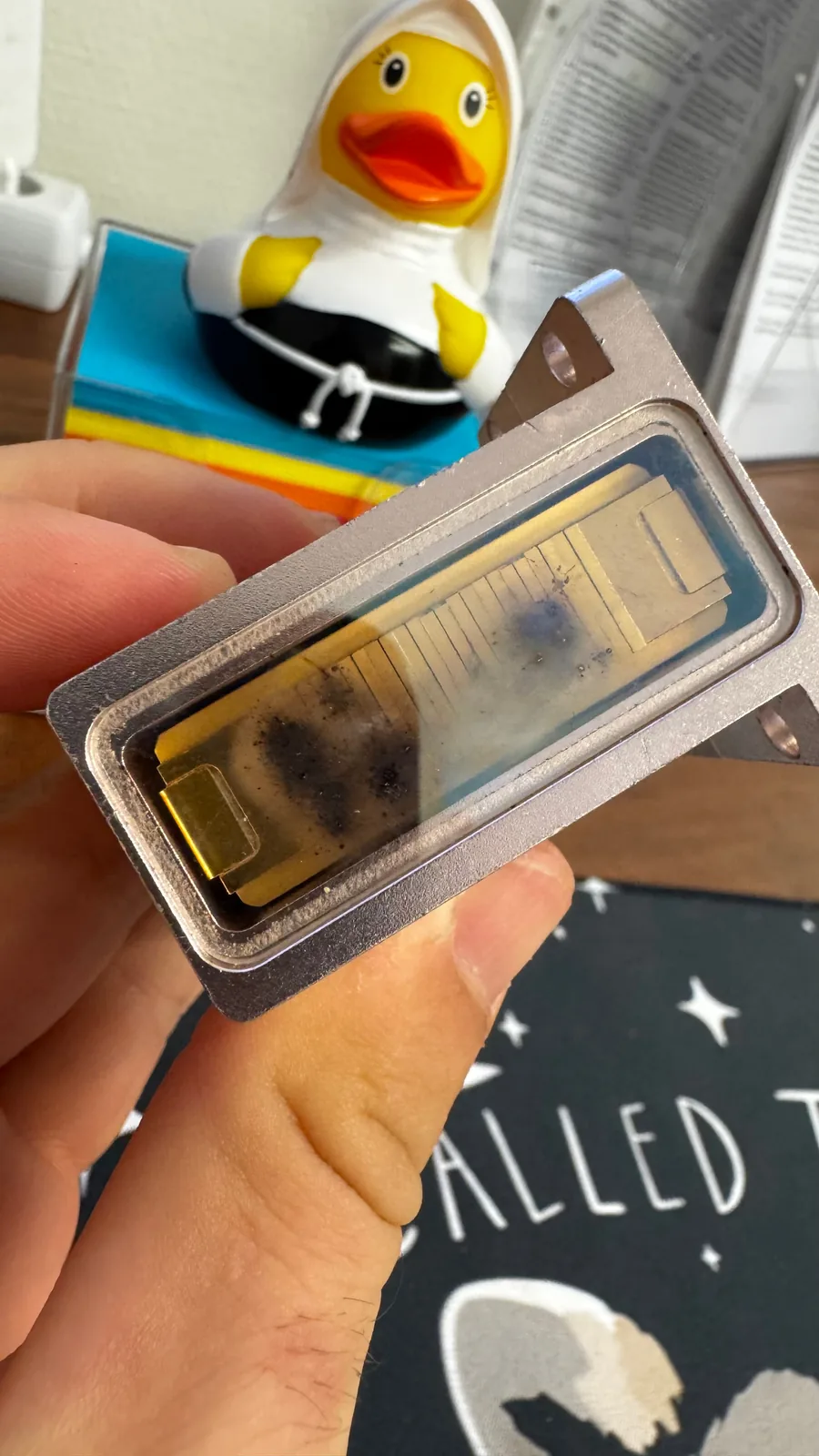 Burnt hair removal laser diode module