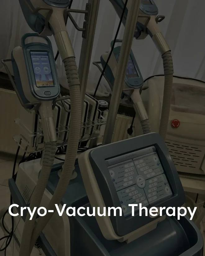 Cryo-Vacuum device with handpieces